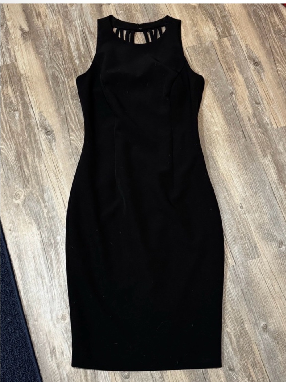 RW&CO. Black Backless Dress